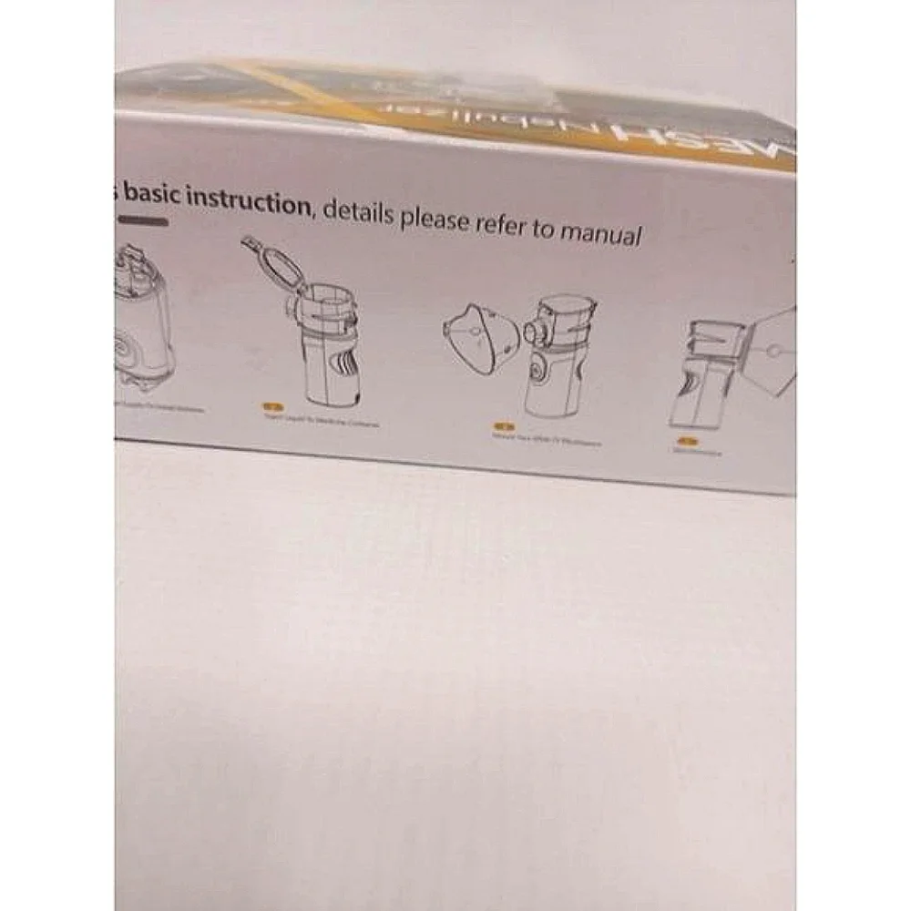 New Mesh Portable Travel Rechargeable Inhaler Resperator Nebulizer - Picture 3 of 9